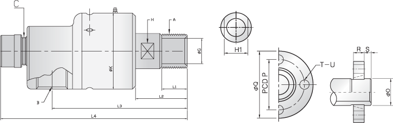 冷却用单式及法兰型1