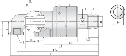 冷却用复式，固定虹吸管型1