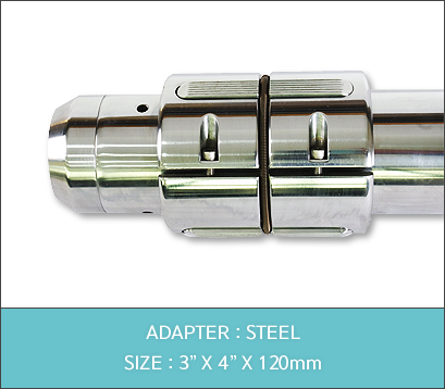 ADAPTER : STEEL SIZE : 3 X 4 X120mm