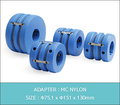 ADAPTER : MC NYLON SIZE : 75.1 X 151 X130mm